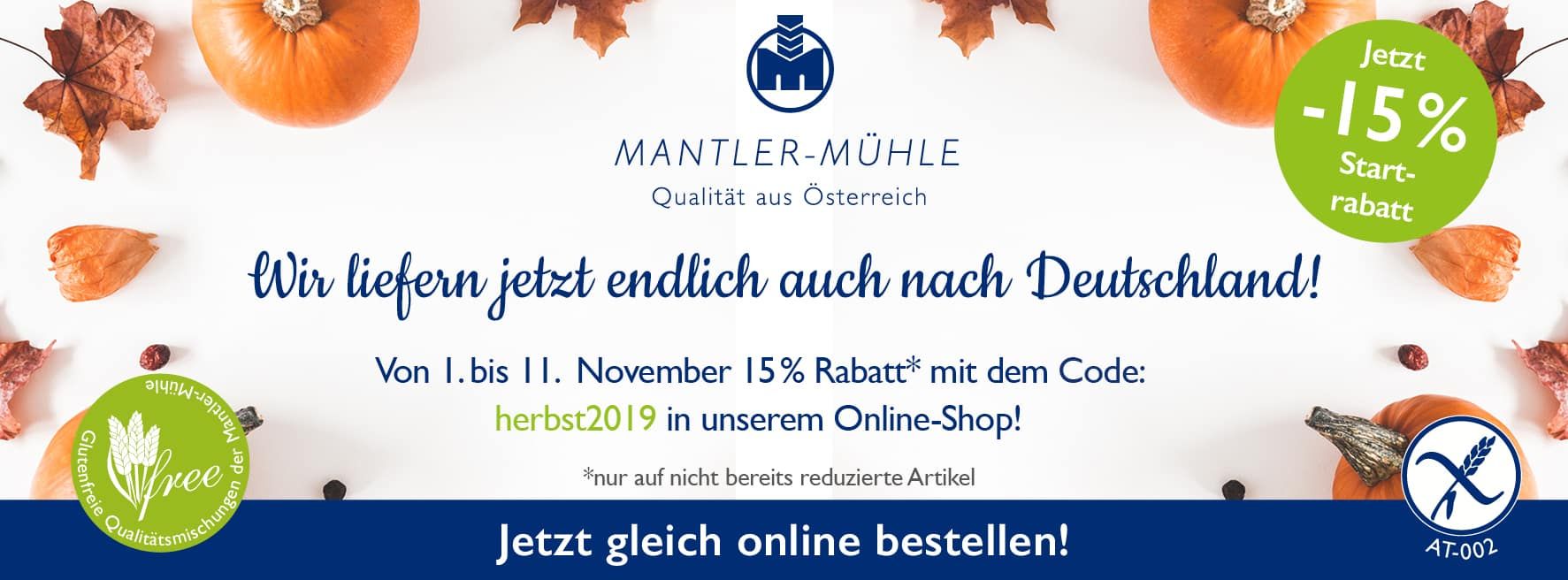 Mantler Mehl in Deutschland erhältlich