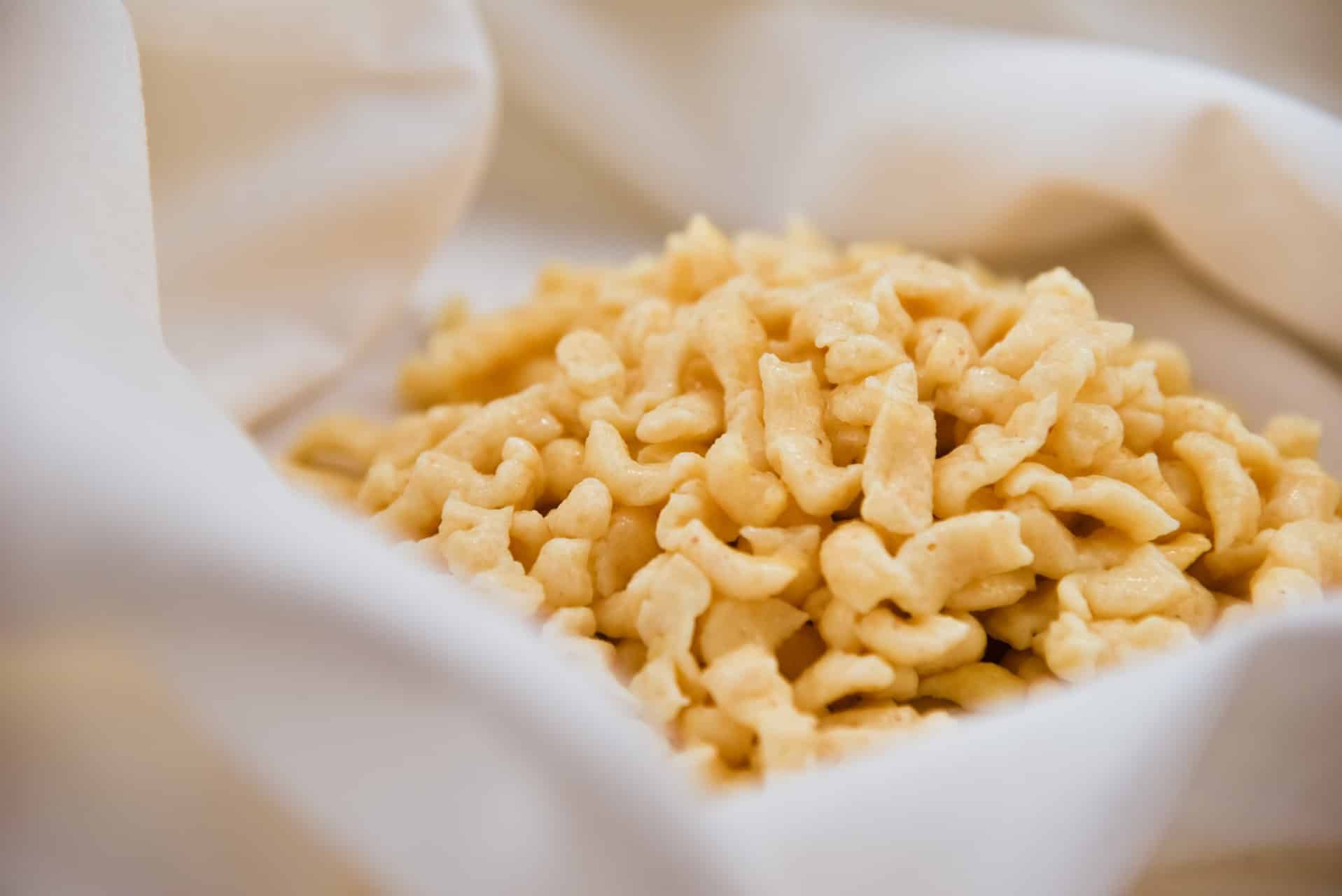 Spätzle aus Topfen mit glutenfreiem Mehl