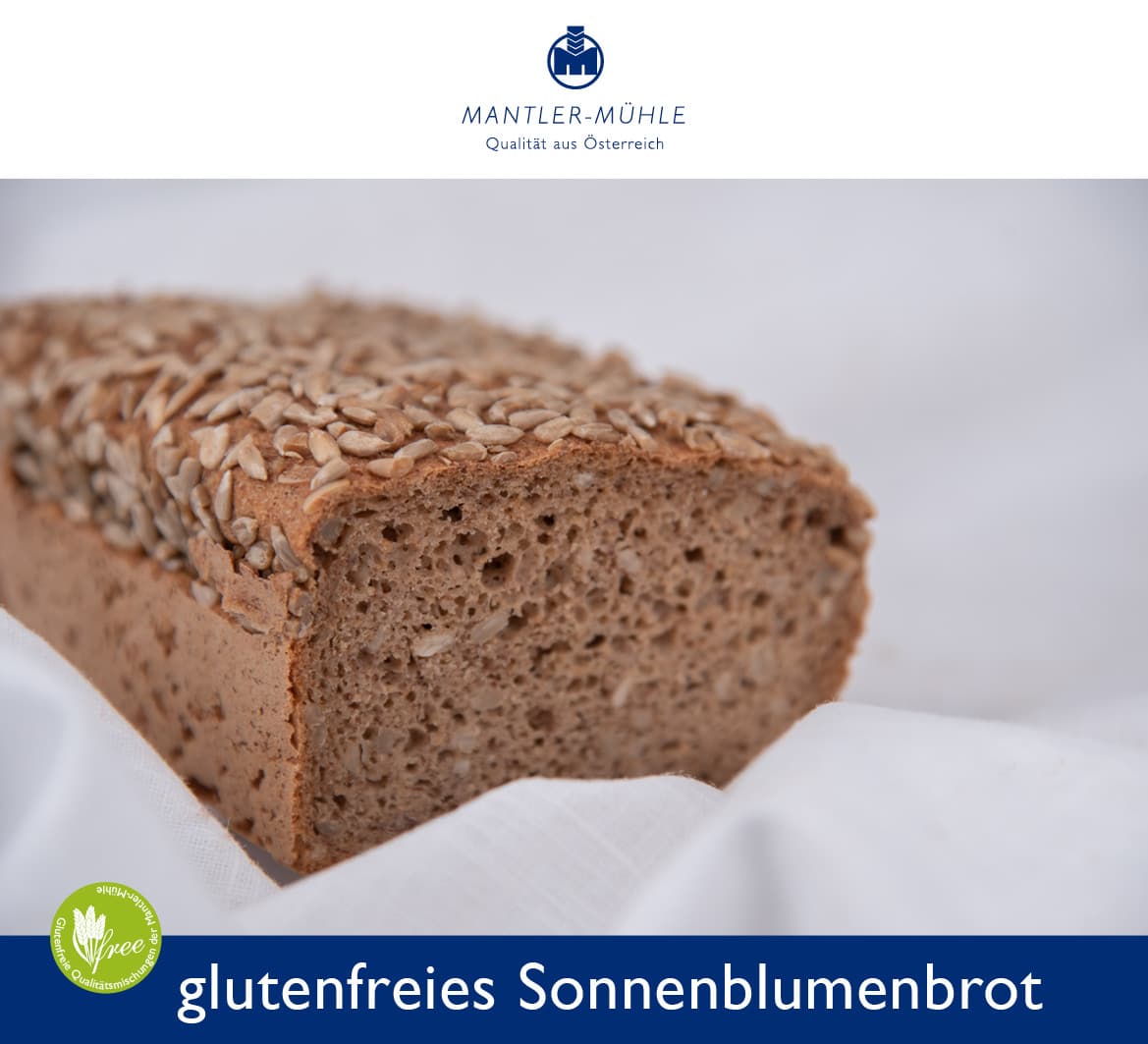 Glutenfreies Sonnenblumenbrot