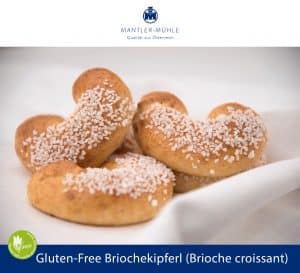 Briochekipferl (Brioche croissant) gluten-free