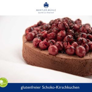 Schoko-Kirschkuchen mit glutenfreiem Mehl von Mantler-Mühle