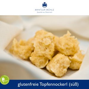 Topfennockerl (süß) mit glutenfreiem Mehl