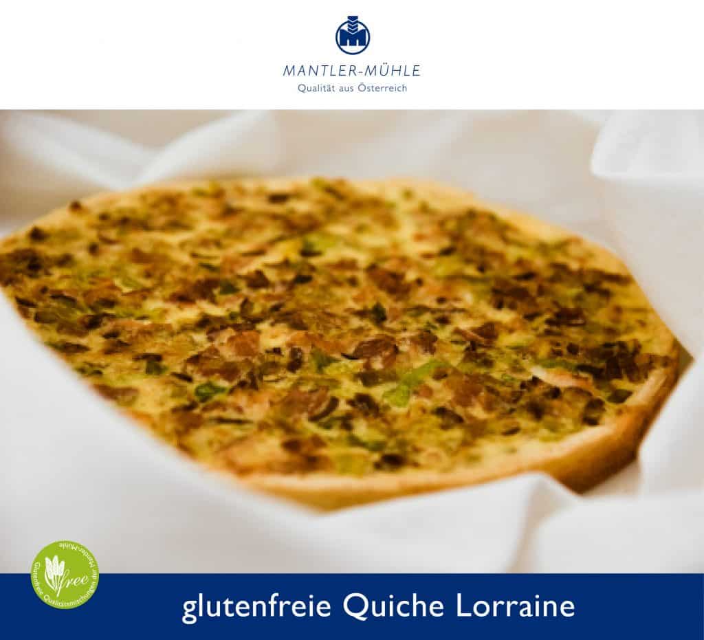 Quiche Lorraine mit glutenfreiem Mehl