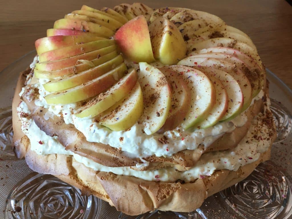 Glutenfreie Apfel-Tiramisu Torte