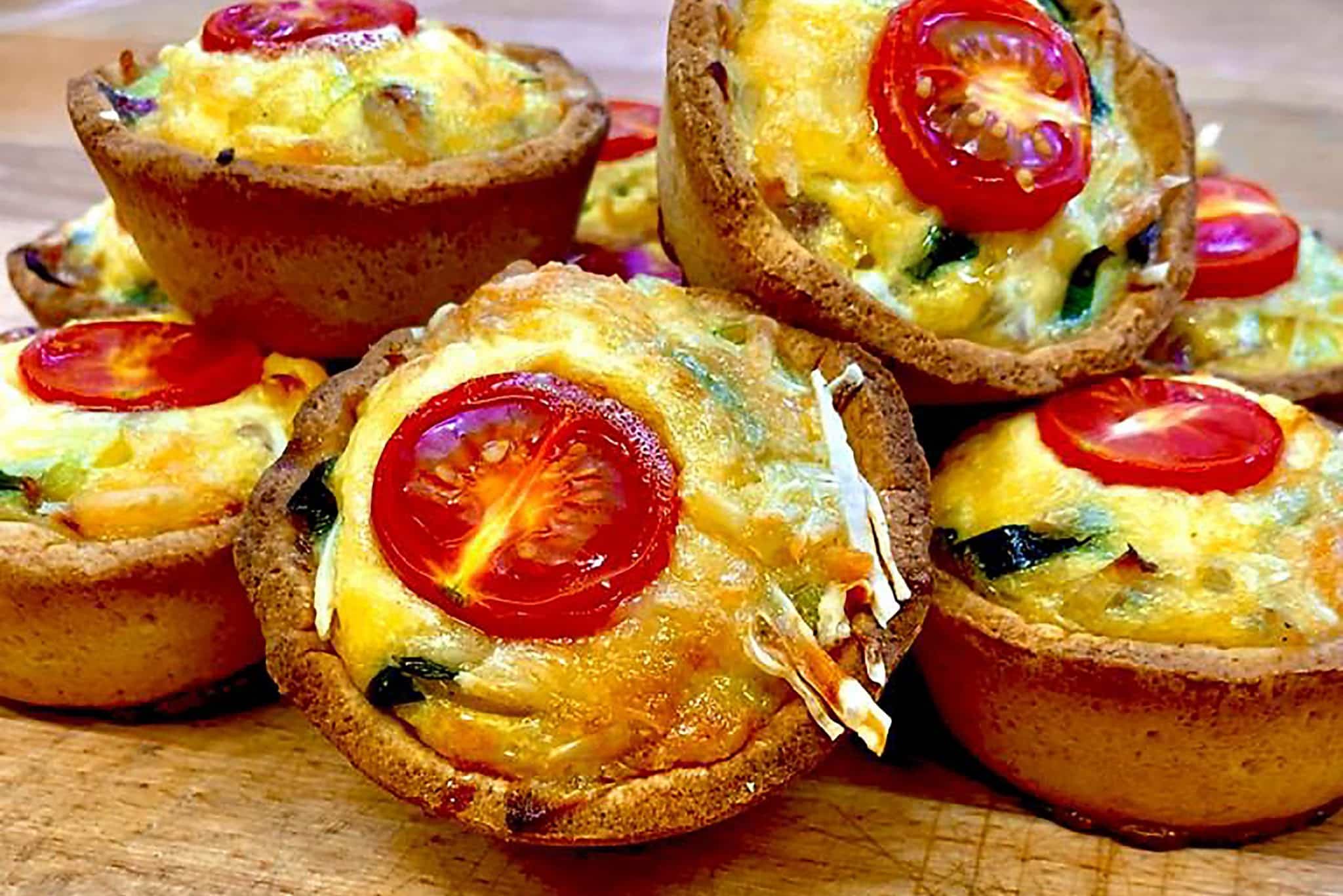 Pikante glutenfreie Quiche